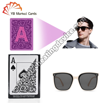 Copag Elite Carte a inchiostro luminoso Nero Deck singolo per carte contrassegnate Occhiali