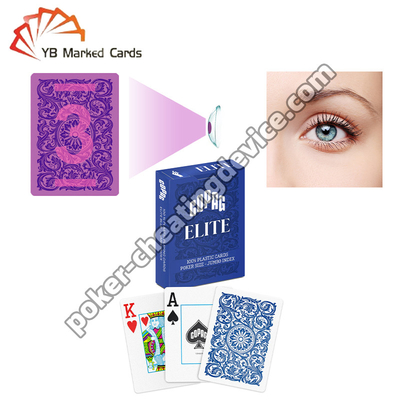 Copag Elite Carte segnate IR nascoste Single Deck blu