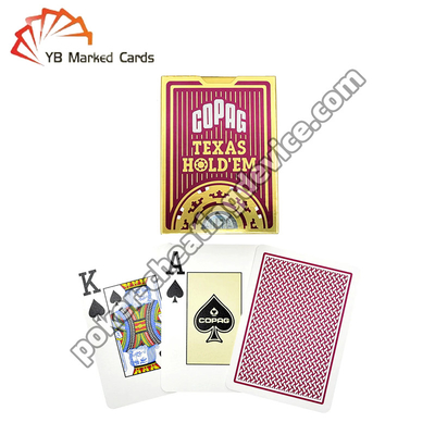 Copag Texas Hold'em Invisibili Infrarossi Carte Marcate Rosso Single Deck