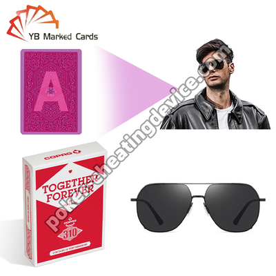 Copag 310 STEVE GORE INSIEME PER FETTERO IR Cartoline da poker rilevabili rosso