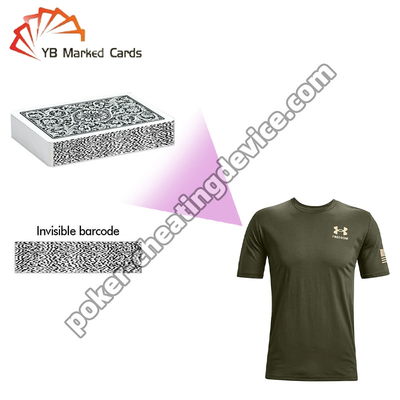T-Shirt professionista per lo scanner di carte da poker per l' analizzatore di carte da poker