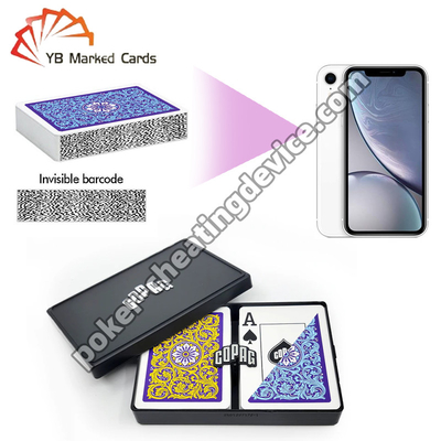 Dimensioni standard Copag Neoteric Plastic Barcode Marcato Deck di carte Jumbo Index Double Deck Set