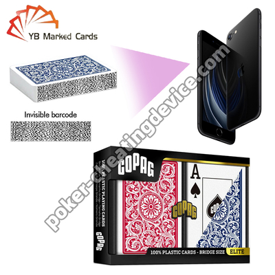Copag 1546 Barcode Cards Jumbo Index Set a doppio mazzo rosso / blu