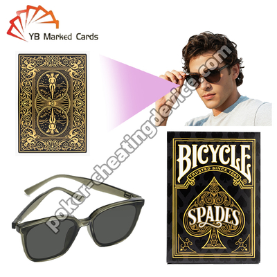 Biciclette Spade Invisibile Inchiostro Marcato carte da poker con infrarossi