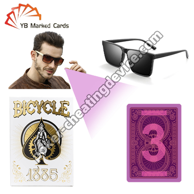 Carte da poker Bicycle 1885 Anniversary contrassegnate con inchiostro invisibile IR