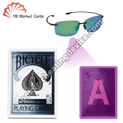 Carte da poker Bicycle segnate segretamente con inchiostro IR invisibile