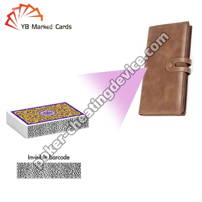 Scanner per carte truccate da poker per portafogli per carte contrassegnate con codice a barre