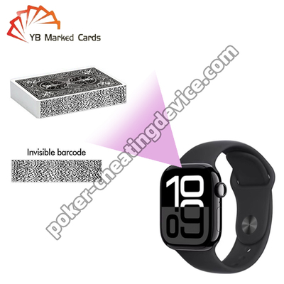 Apple Watch Poker Cheat Card Scanner per carte contrassegnate da codice a barre