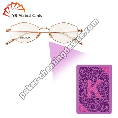 Occhiali da sole a infrarossi per carte contrassegnate a infrarossi