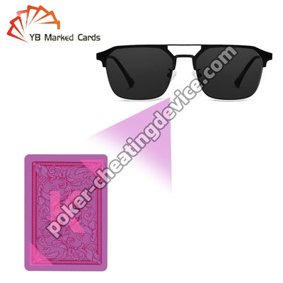 Occhiali da poker con rilevamento istantaneo, disegno indetectabile per tutte le carte contrassegnate a infrarossi