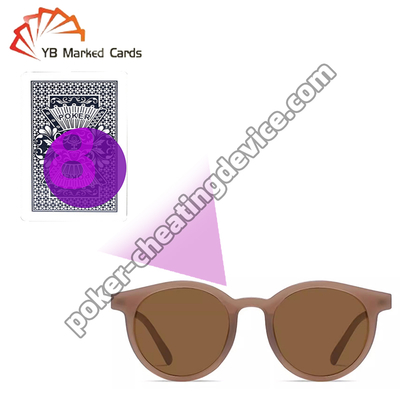 Professional Poker Cheating Glasses for Marked Playing Cards