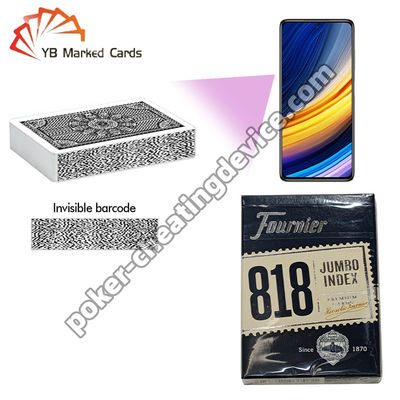 Carte da poker contrassegnate con codice a barre Fournier 818 per analizzatore di imbrogli nel poker