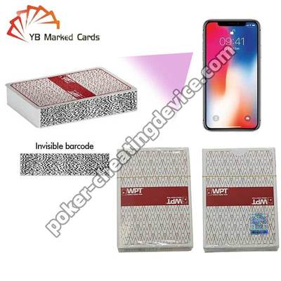 WPT Barcode Poker Cards per Poker Cheating Analyzer