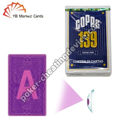 Copag 139 Professional Marked Poker Cards with Invisible Infrared Technology
