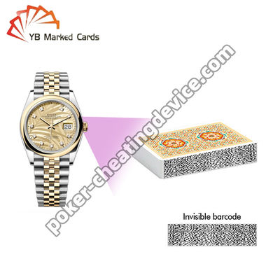 Guardate lo scanner della telecamera nascosta per le carte contrassegnate dal lato del codice a barre