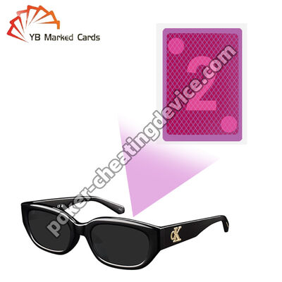 Occhiali a inchiostro invisibile UV per carte da gioco da poker segnate