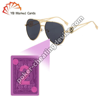 Occhiali da poker con prospettiva UV per carte segnate a infrarossi