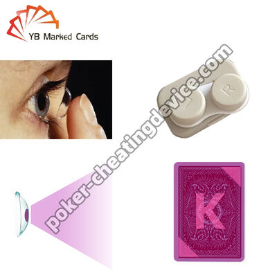 Lenti a Contatto per Carte Segnate con Inchiostro Invisibile