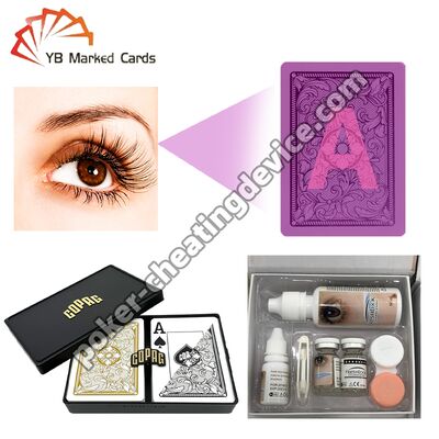 Lenti a contatto per barare a poker per carte marcate a infrarossi