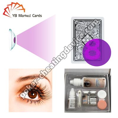 Lenti a contatto a raggi X per vedere carte segnate