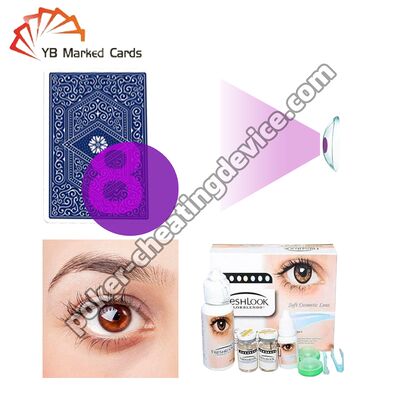 Lenti a contatto IR professionali per leggere carte da gioco a infrarossi per imbrogliare Omaha