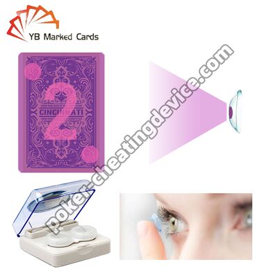 Lenti a contatto per marcare carte per vedere attraverso le carte da poker