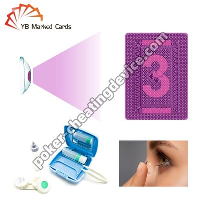 Carte di poker contrassegnate Lenti a contatto per vedere attraverso le carte da gioco